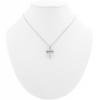 Bvlgari Diamond Cross Pendant on Chain - Image 4