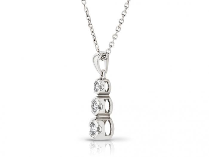 Diamond Pendant on Chain - Image 2