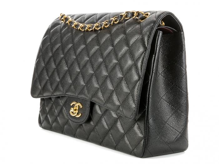 Chanel Classic Double Flap Maxi Bag - Image 2