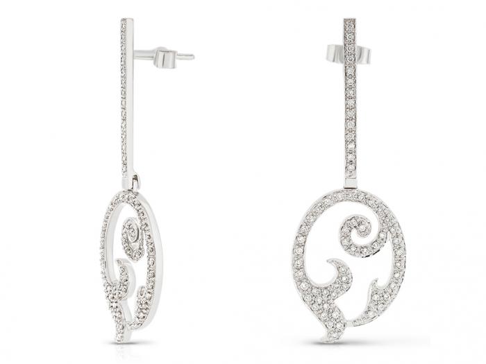 Diamond Drop Earrings - Image 2