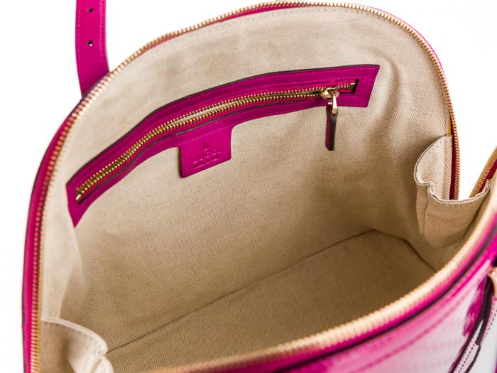 Gucci Patent Microguccissima Small Bag - Image 4