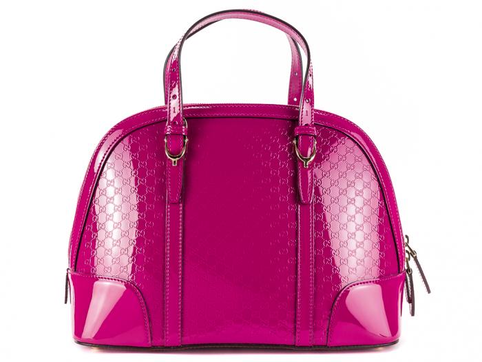 Gucci Patent Microguccissima Small Bag