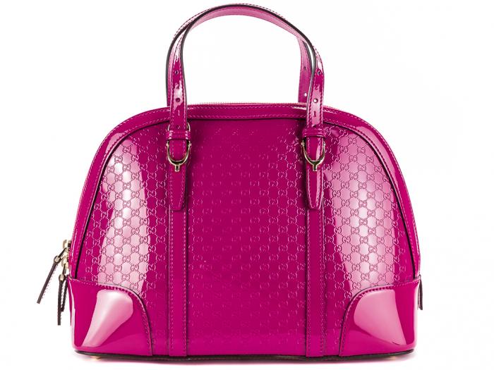 Gucci Patent Microguccissima Small Bag - Image 6