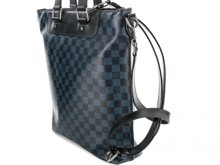 Louis Vuitton Damier Cobalt Canvas Tote - Image 4