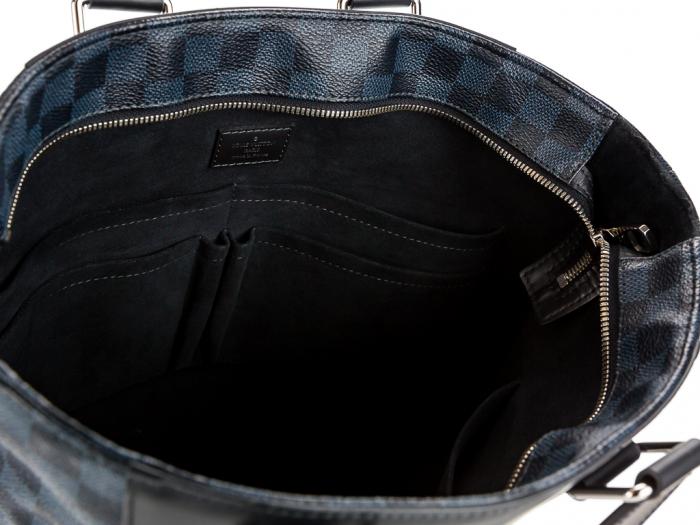 Louis Vuitton Damier Cobalt Canvas Tote - Image 5