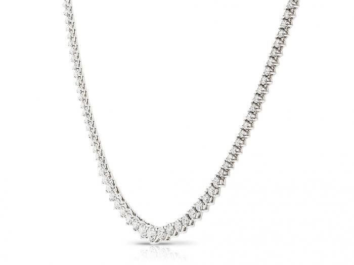 Graduated Diamond Necklace - Image 2