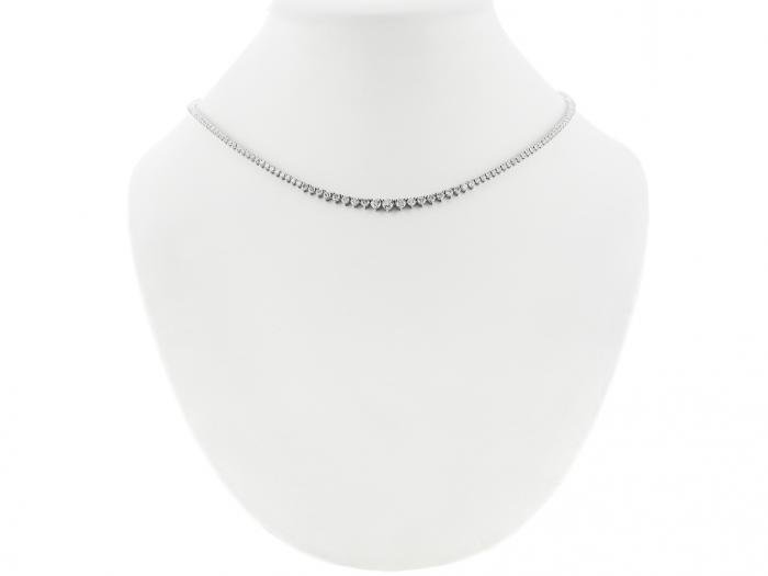 Graduated Diamond Necklace - Image 3