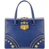 Prada Studded Saffiano Flap Bag