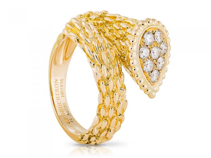 Boucheron Serpent Boheme Diamond Ring - Image 2