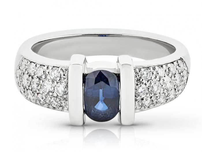 Sapphire & Diamond Ring