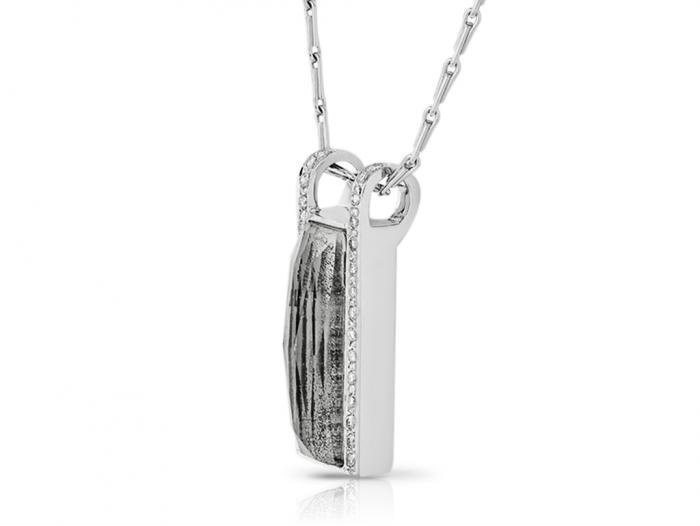 Stephen Webster Quartz & Diamond Pendant on Chain - Image 2