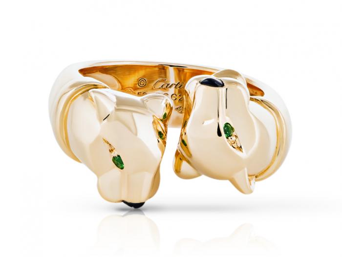 Cartier Double Headed Panther Ring