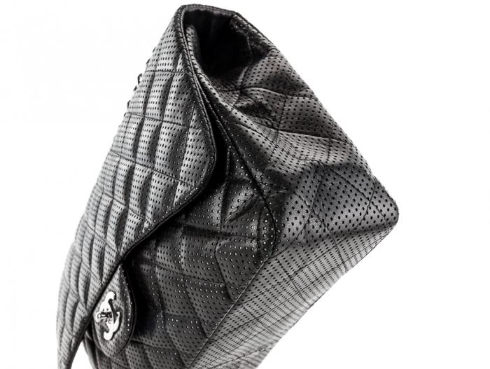 Chanel Perforated Classic Single Flap Bag - Image 3