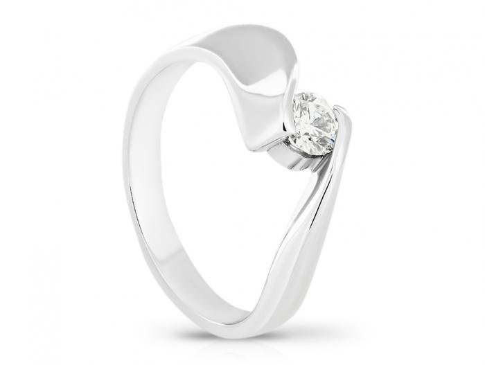Solitaire Diamond Ring - Image 2