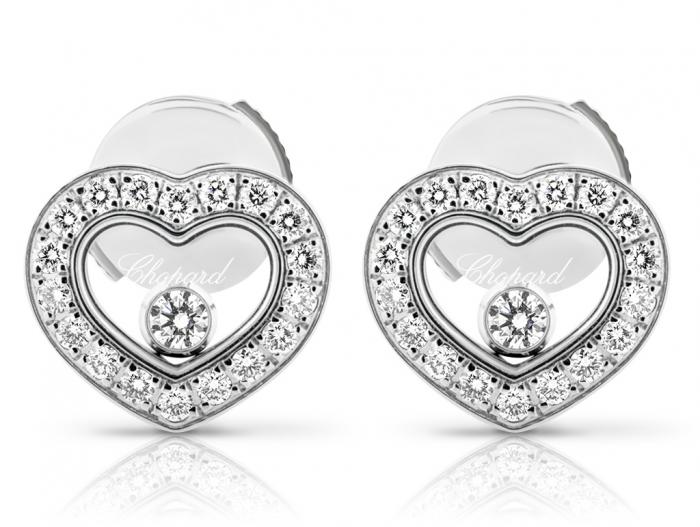 Chopard Happy Diamonds Stud Earrings