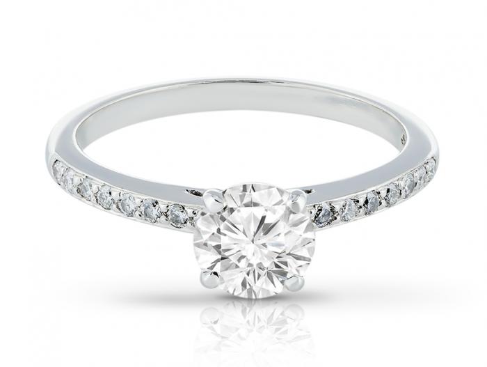 De Beers Solitaire Diamond Ring