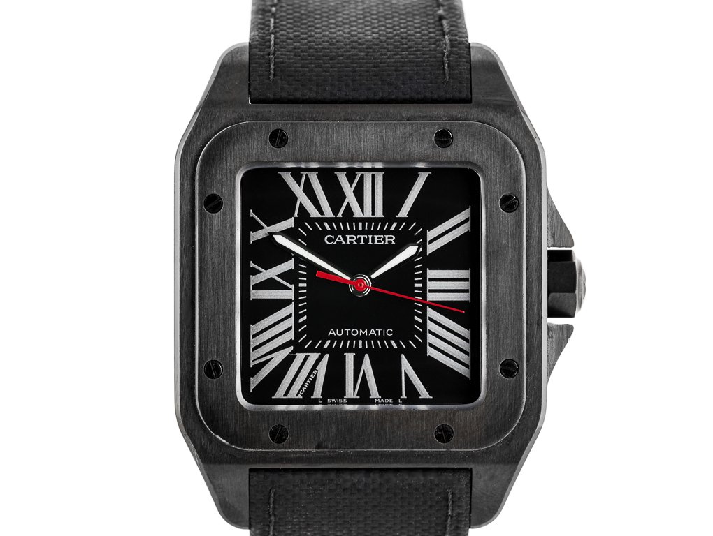 Cartier Santos 100 Carbon WatchCartier Santos 100 Carbon Watch