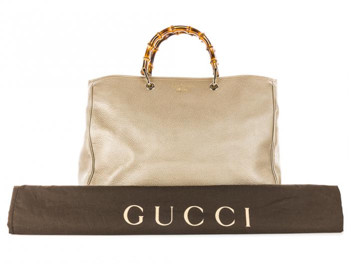 Gucci Bamboo Shopper Tote - Image 5