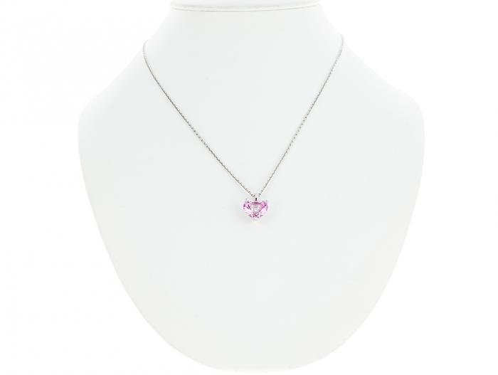 Chopard So Happy Floating Diamond & Pink Crystal Pendant  - Image 3