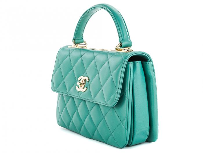 Chanel Flap Bag With Top Handle - Image 2