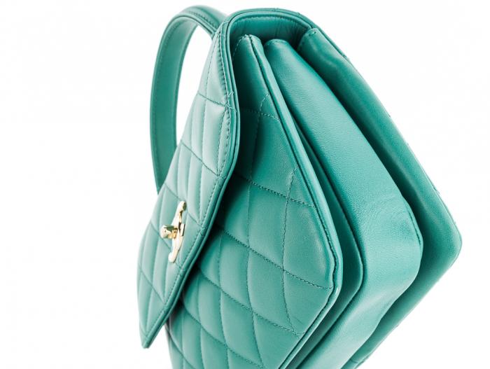 Chanel Flap Bag With Top Handle - Image 3