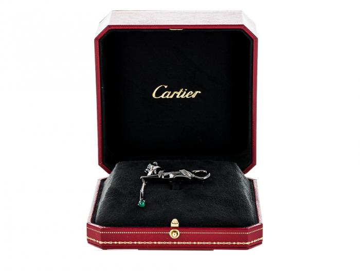 Dame A La Panthere Black Brooch - Image 3