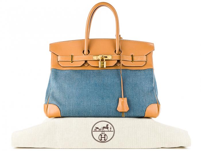 Hermes Birkin 35 Denim  - Image 5