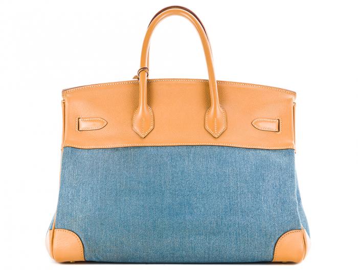 Hermes Birkin 35 Denim  - Image 6