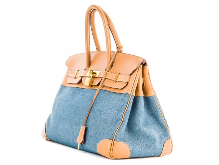 Hermes Birkin 35 Denim  - Image 2