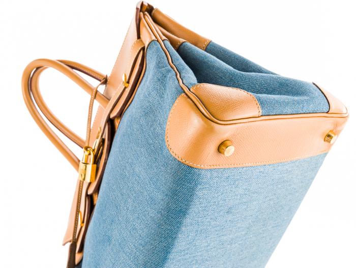 Hermes Birkin 35 Denim  - Image 3