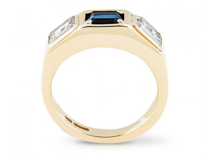 Sapphire and Diamond Ring - Image 3