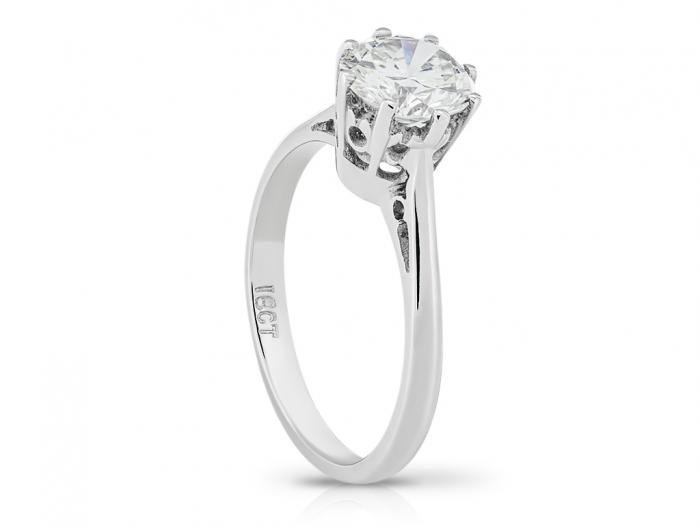 Solitaire Diamond Ring - Image 2