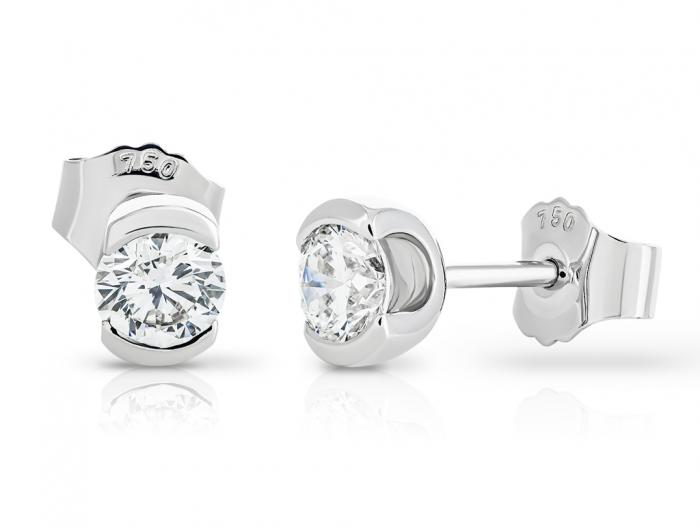 Diamond Stud Earrings - Image 2