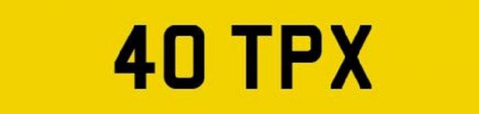 Cherished Plate - 40 TPX
