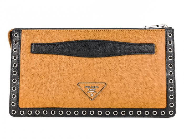 Prada Embroided Clutch - Image 5