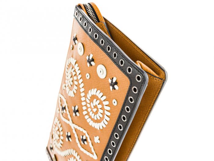 Prada Embroided Clutch - Image 3