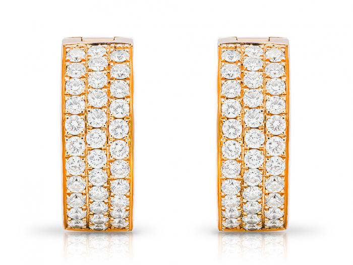 Diamond Hoop Earrings