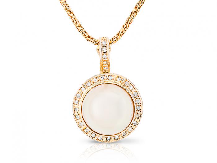 Pearl & Diamond Necklace