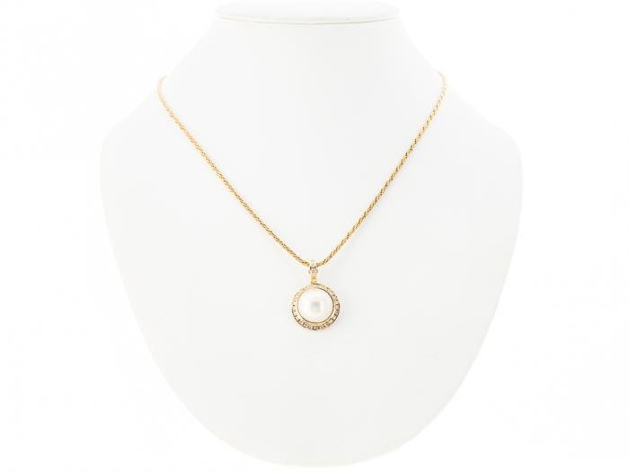 Pearl & Diamond Necklace - Image 3