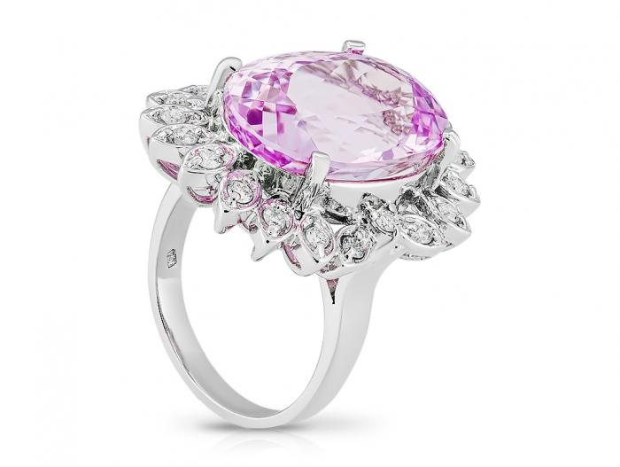 Kunzite & Diamond Ring - Image 2