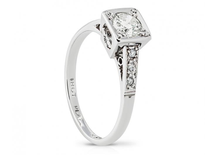 Solitaire Diamond Ring - Image 2