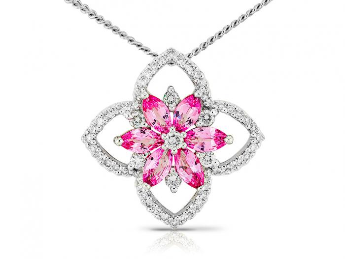 Sapphire & Diamond Necklace