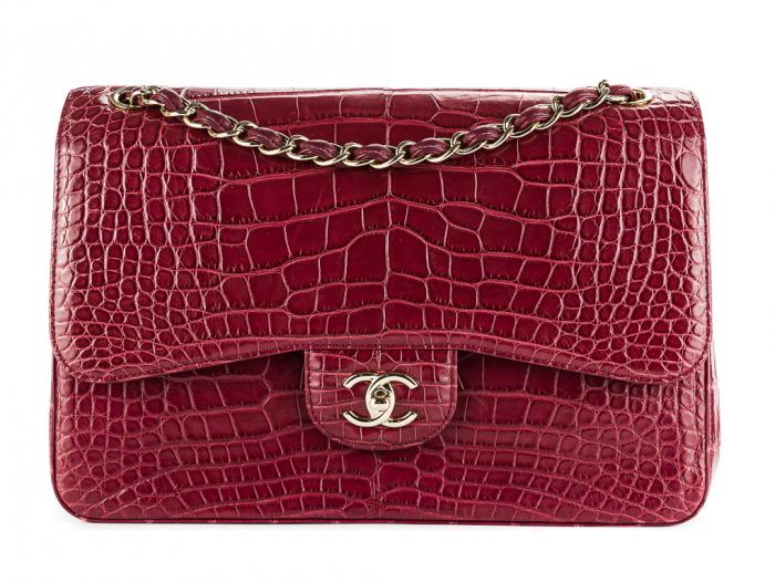 Chanel Classic Double Flap Alligator Bag