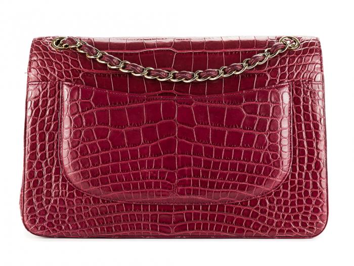 Chanel Classic Double Flap Alligator Bag - Image 6