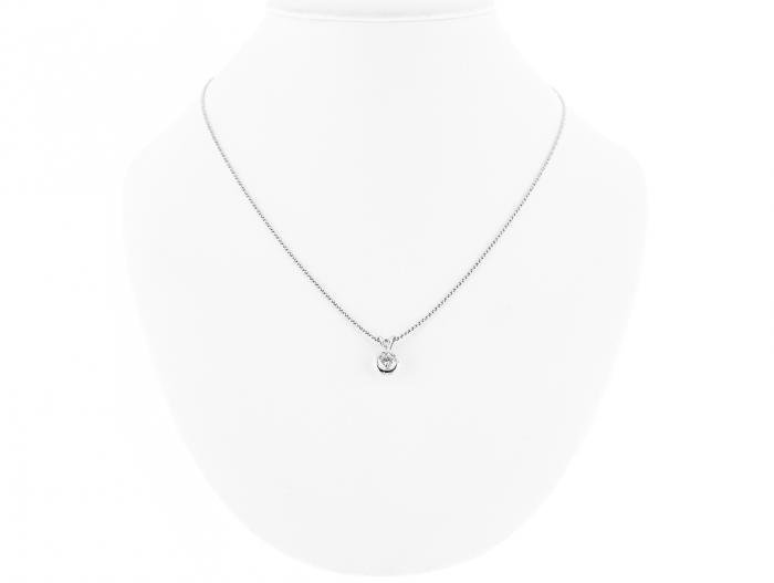 Diamond Solitaire Necklace - Image 3