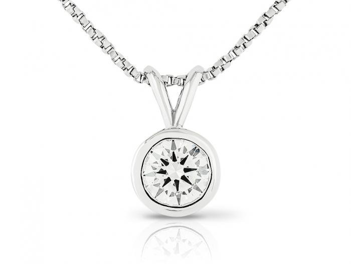 Diamond Solitaire Necklace