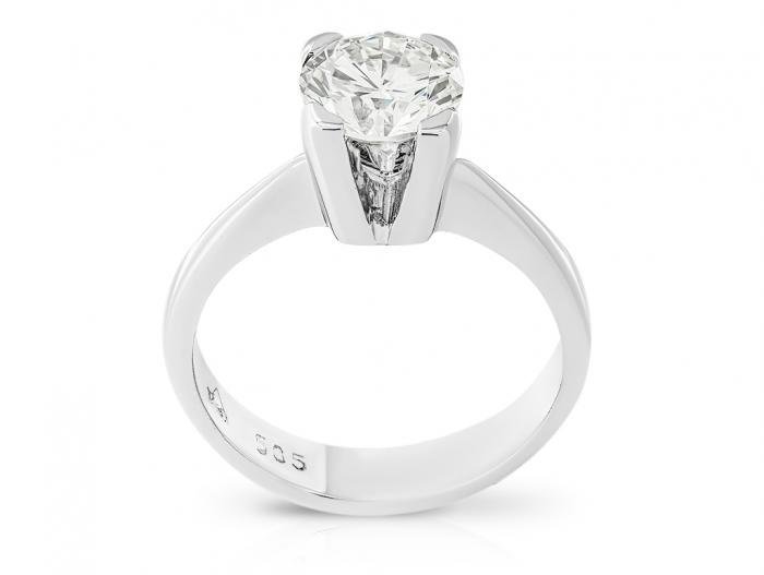 Solitaire Diamond Ring - Image 3