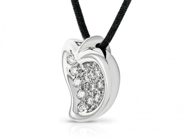 Tiffany & Co Diamond Carved Pendant - Image 2
