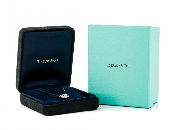 Tiffany & Co Diamond Carved Pendant - Image 4