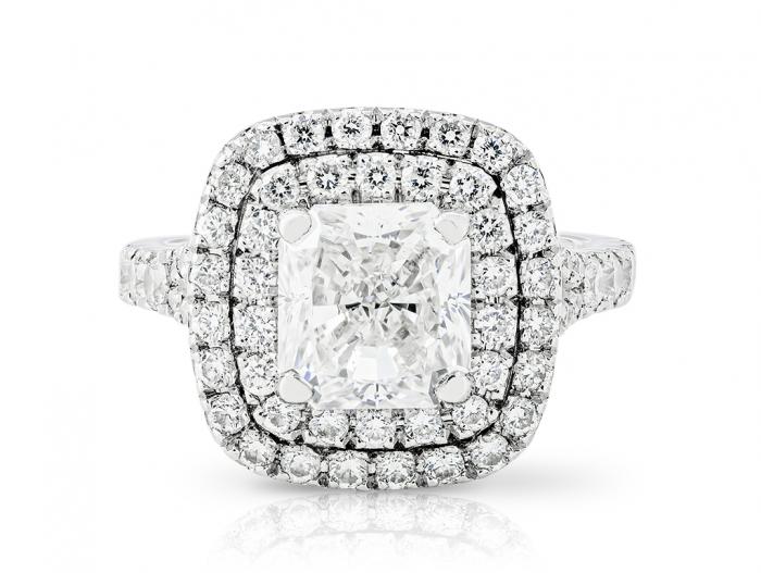 Diamond Cluster Ring